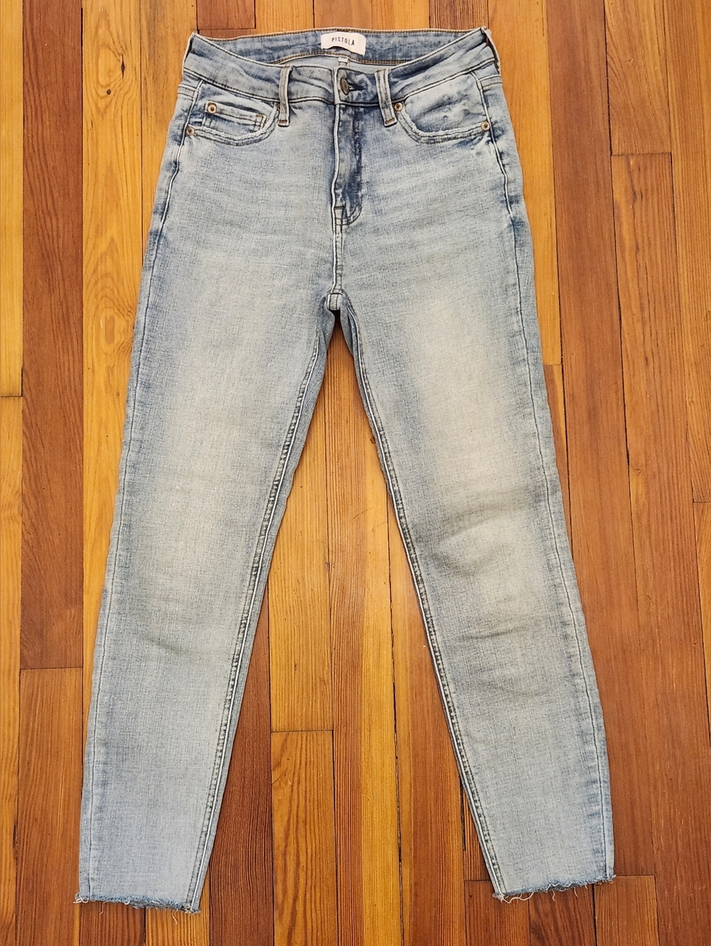 Pistola Light Wash High-Rise Skinny Jeans